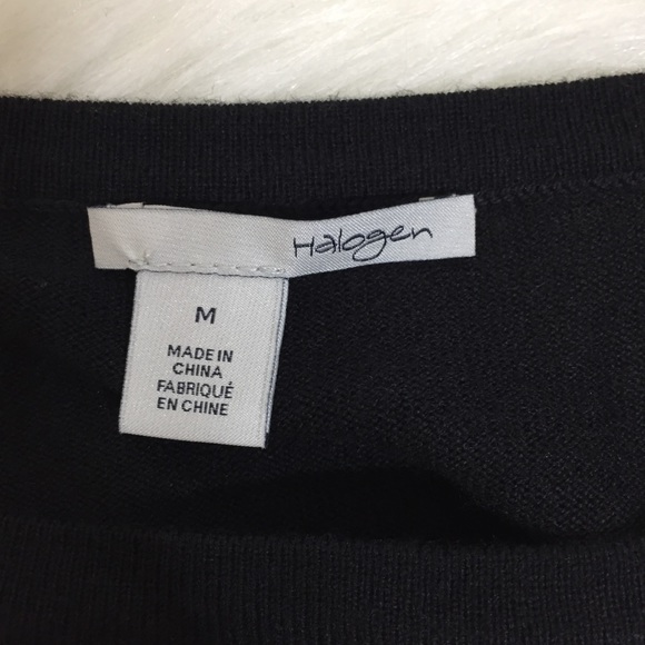 Halogen Striped Long Sleeve Scoop Neck Sweater - Picture 4 of 5